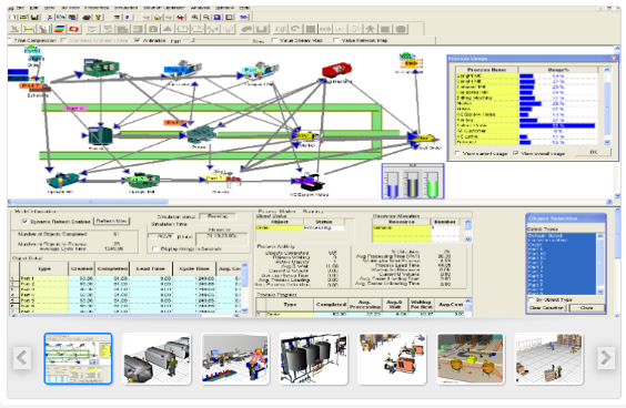 manufacturing process 3d simulation
